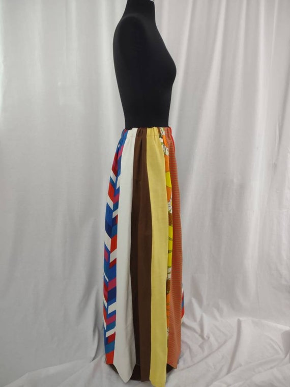 1970s handmade maxi skirt - image 4