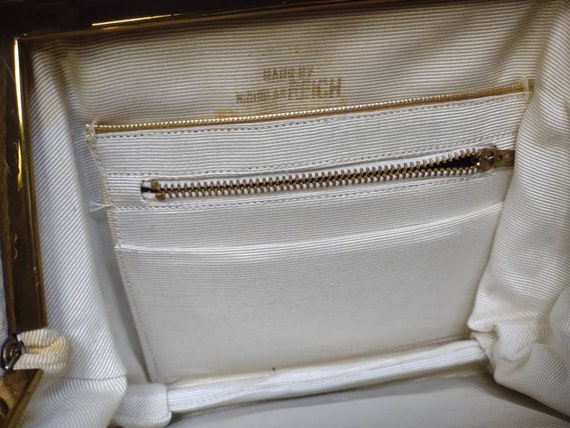 Nicholas Reich handbag in cream snakeskin - image 6