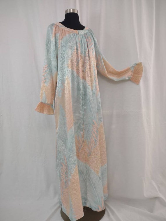 Mary McFadden zip up caftan robe - image 5