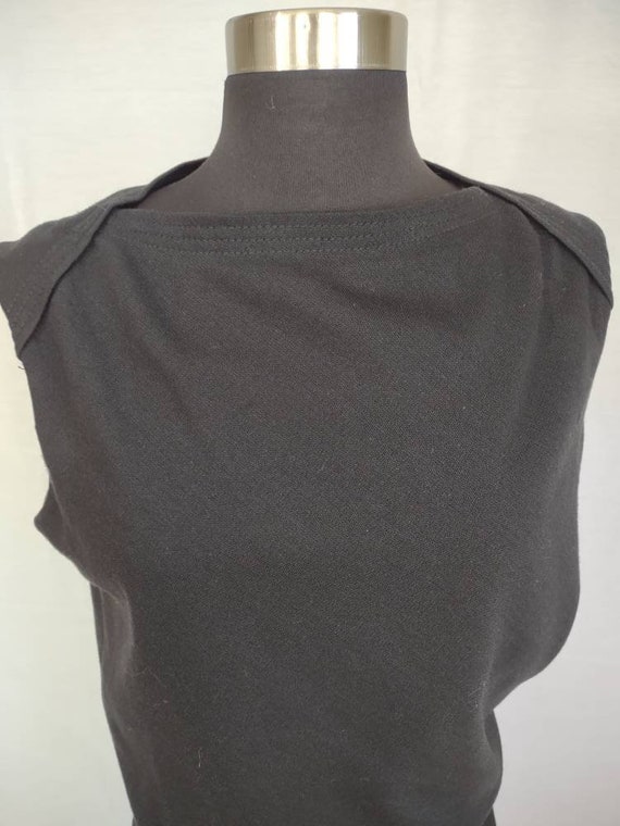 Black blouson Butte Knit dress