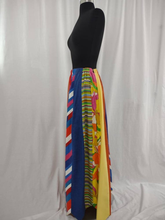 1970s handmade maxi skirt - image 7