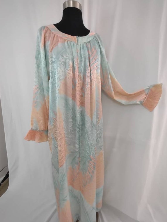 Mary McFadden zip up caftan robe - image 9