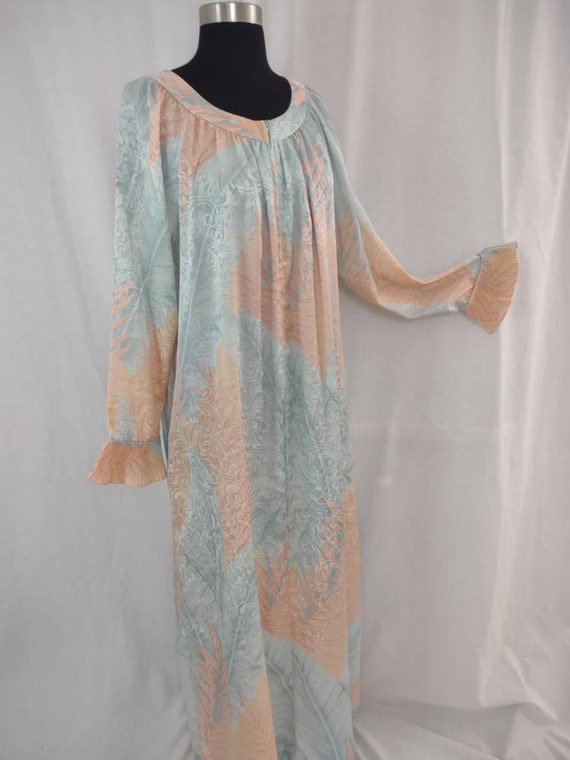 Mary McFadden zip up caftan robe - image 2