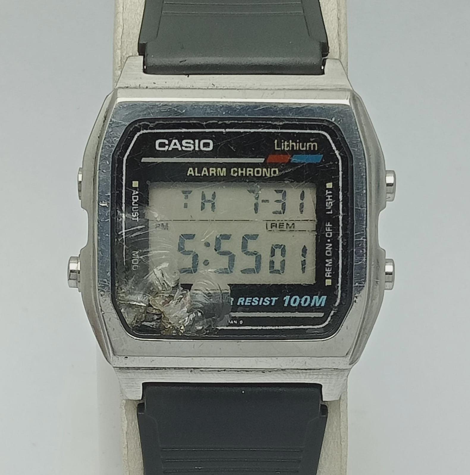 My CASIO カシオ デジタル クオーツ W-780 SS シルバー メンズ 12J-22 