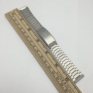 18 mm Onyx Stainless Steel Vintage Men’s Watch Bracelet