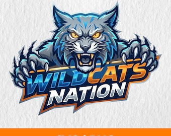 Wildcats Svg, Wildcats Cricut, Wildcats TShirt, Wildcats Logo, Wildcats Basketball, Wildcats Cheer Svg, Wildcat Mascot SVG, School Sport Tee