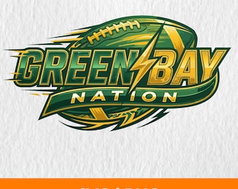 Green Bay Nation SVG, Football Team Logo, Green Bay Png, Green Bay t-shirt, School Mascot Svg, Team Pride Logo, Team Logo Svg, Greenbay Svg