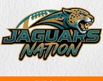 Jaguars Nation SVG, Football Team Logo, Jaguars Png, Jaguars t-shirt, School Mascot Svg, Team Pride Logo, Team Logo Svg, Jaguars Svg