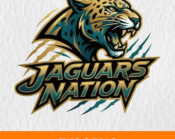 Jaguars Mascot Logo, Jaguars Nation SVG, Football Team Logo, Jaguars Png, Jaguars t-shirt, School Mascot Svg, Team Pride Logo, Team Logo Svg