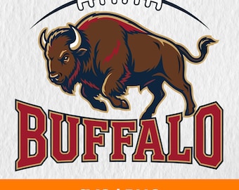 SVG de fútbol americano de Buffalo, camisetas de fútbol americano de Buffalo, logotipo de Buffalo, sudadera de fútbol americano de Buffalo, diseño deportivo, PNG de Buffalo, sudadera con capucha de fútbol americano de Buffalo