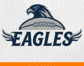 Águilas SVG, Sudadera de Águilas, Camiseta de Águilas SVG, Camisetas de Águilas, Fútbol Americano de Águilas, Sudadera de Fútbol Americano de Águilas, Archivo de Corte de Águilas, Mascota de Águilas