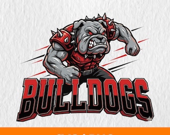 Bulldogs Svg Png, Mascot Designs Png, Design for Shirts, Bulldog Logo, Bulldog Svg, Bulldog Sweatshirt, Animal Clipart,  Bulldog Graphic