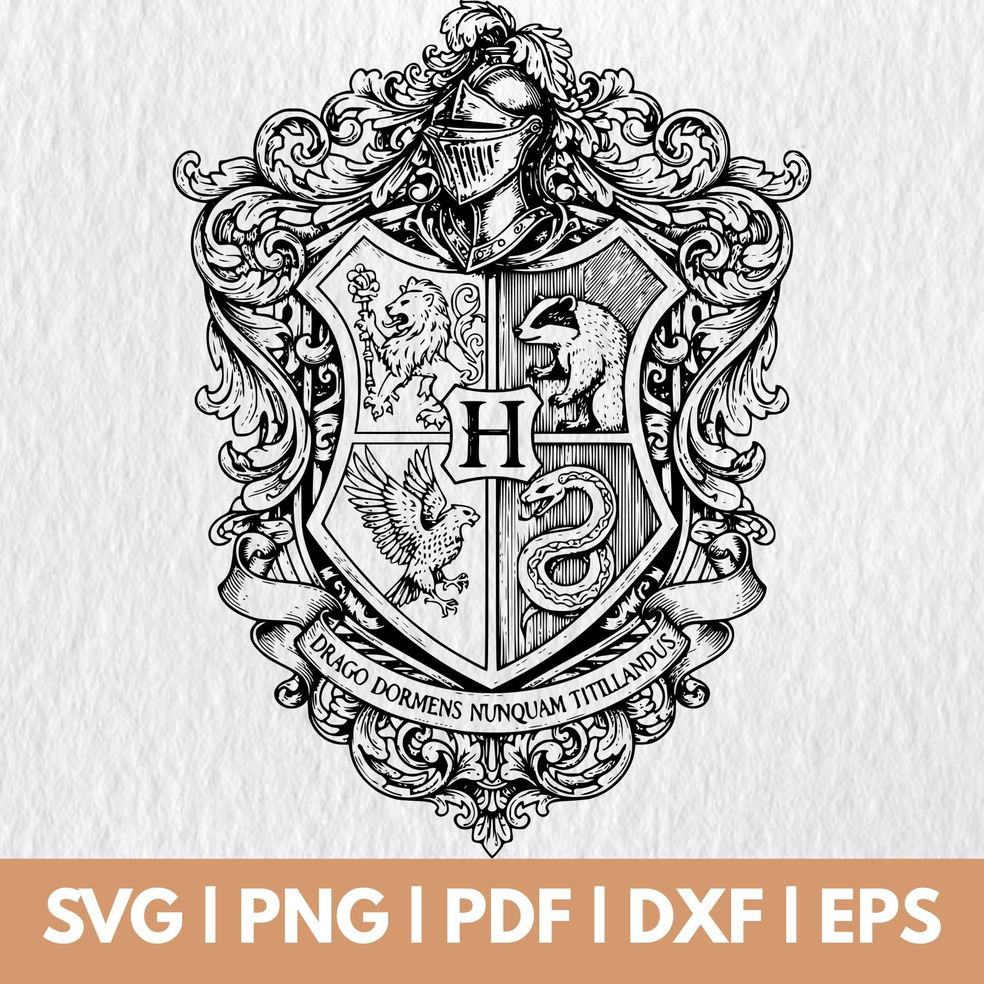 Hogwarts Logo Svg Hogwarts Logo Svg