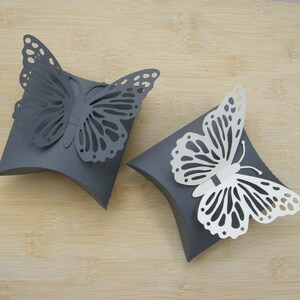 Pillow Box & butterfly - SVG cutting file for electronic cutting machine