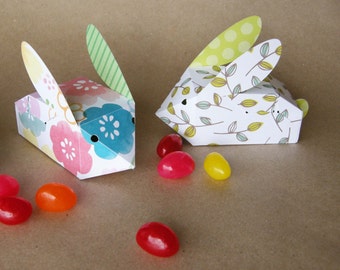 DIY Little Bunny -SVG file treat box-