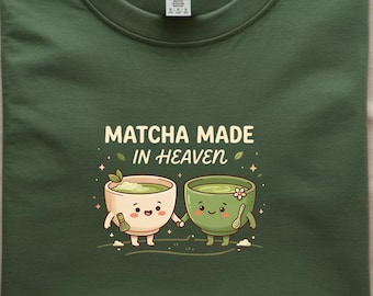 Camiseta Matcha Made in Heaven, Regalo para amantes del matcha, Camiseta para amantes del té verde, Camiseta Matcha con estilo, Lindo regalo Matcha, Amante del té matcha, Regalo de té