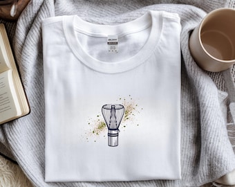 Camiseta Matcha Whisk Lover, Regalo estético de té verde para ella, Camiseta para amantes del té matcha, Regalo acogedor para amantes del té, Camiseta para amantes del té verde, Regalo para amantes del té