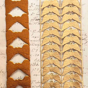 Pink or Silver Dresden Paper Foil Wings Diecut Victorian Scrap