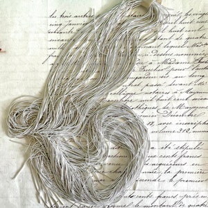 1 Pc AUTHENTIC FRENCH Vintage Silver Metal Thread Rough Purl Bullion Embroidery