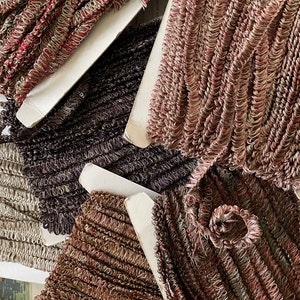 2 yds Vintage Tiny 1/2&quot; Wire Looped Rayon Fringe Trim 6 Colors Available