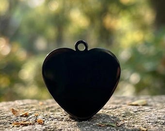 Custom Heart Pet ID Tag, Engraved Dog Tag for Collar, Personalized Cat Tag