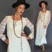 vintage 70s Gunne Sax creme wedding dress // festival // lace // hippie maxi dress // white wedding dress // boho prairie dress // size 9
