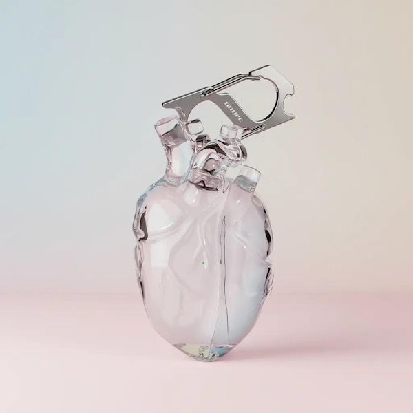Herz AirPods Case – Transparent luxury protective case for AirPods