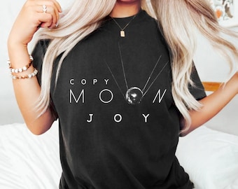 Koszulka z nadrukiem „Moon Joy Space”, koszulka z cytatem „Space Vintage”, koszulka z grafiką „Lunar”, koszulka z grafiką unisex dla mężczyzn i kobiet