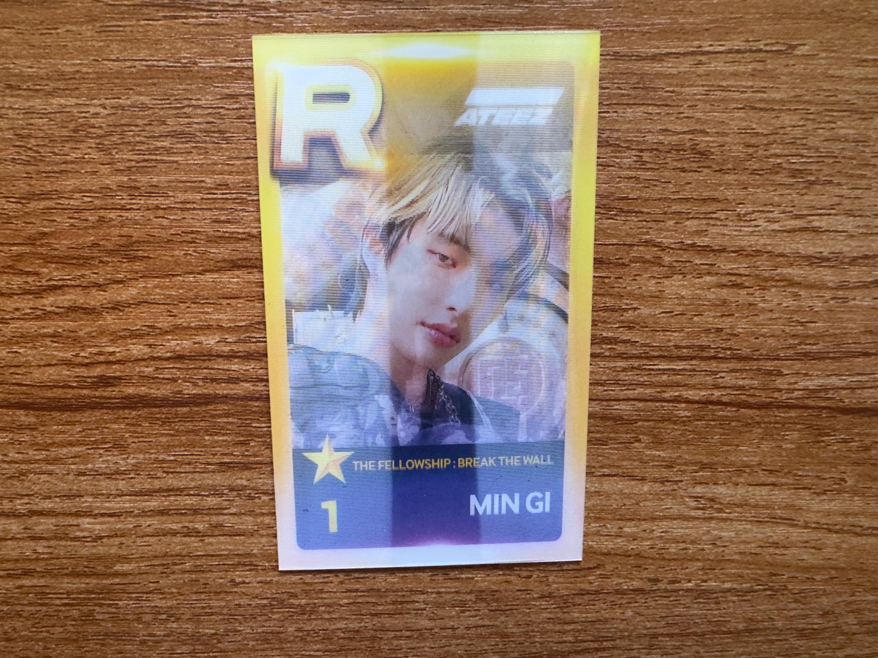 ATEEZ Mingi Superstar Photocards - Etsy