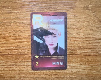 ATEEZ Mingi Superstar Photocards - Etsy
