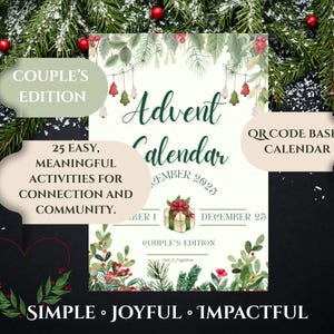 Adventskalender voor stellen: 25 activiteiten, QR-codes (digitaal)