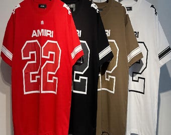 Amiri Oversized Jersey T-Shirt | Herren Luxus Streetwear T-Shirt