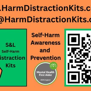 24 Piece Self Harm Distraction Box/safety Tool Kit/mental Health ...