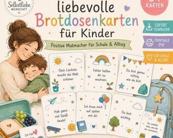 子供向けランチボックスカード（PDF）｜心温まるランチボックスメッセージ54選｜学校や幼稚園向けの励ましカード｜子供への肯定的なメッセージ｜新学期