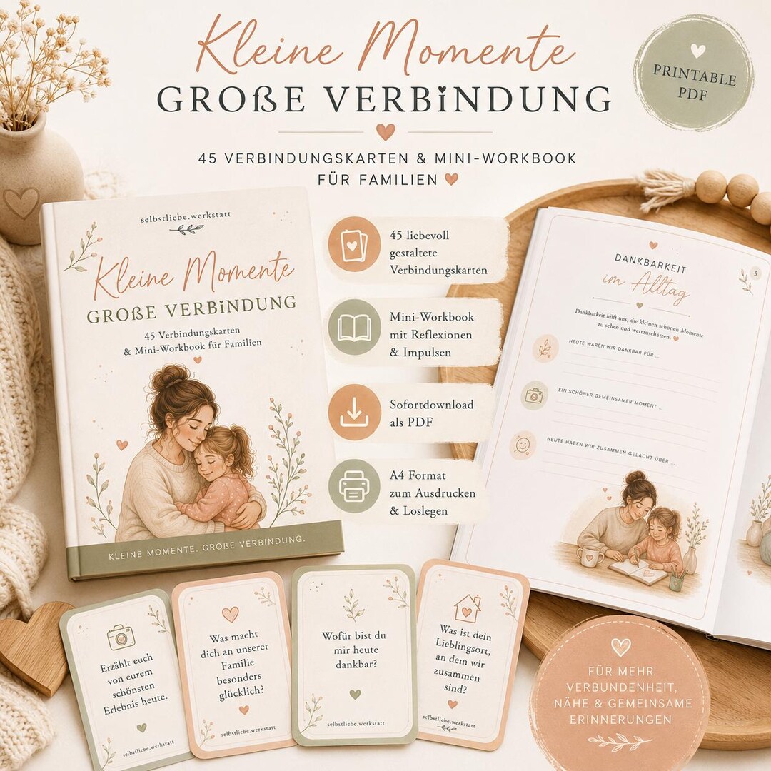 45 Family Connection Cards (PDF) | Conversation Cards for Families and ...