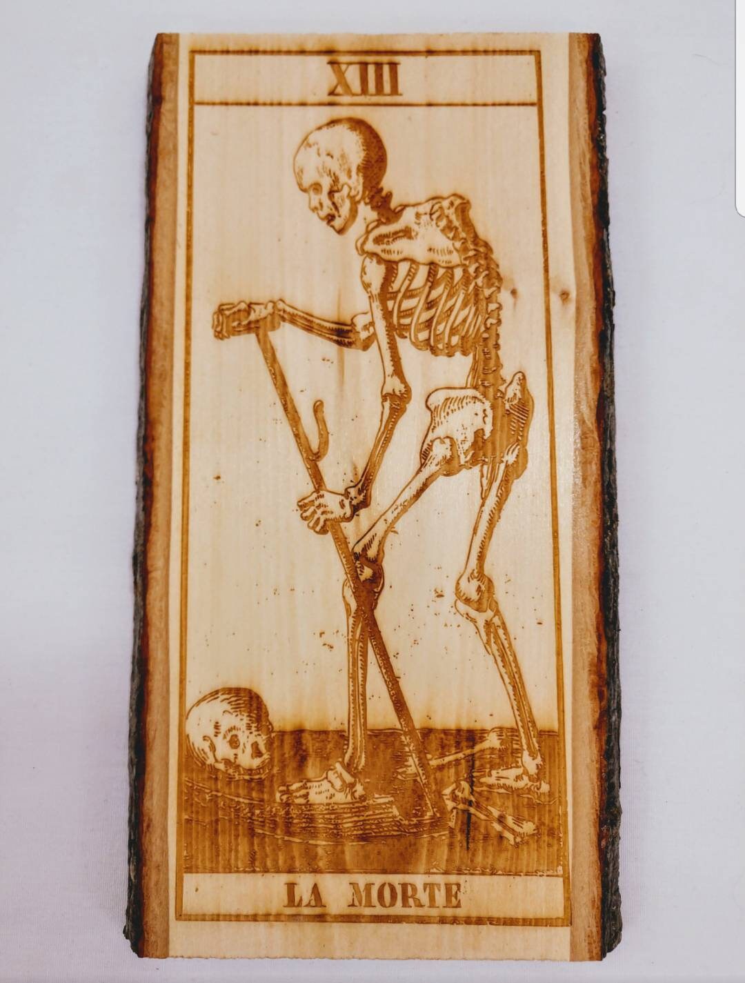 Old Italian Tarot Death Card / La Morte Plaque - Etsy
