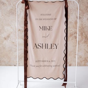 Personalised Welcome Signs Custom Bridal Shower Fabric Banners Events ...