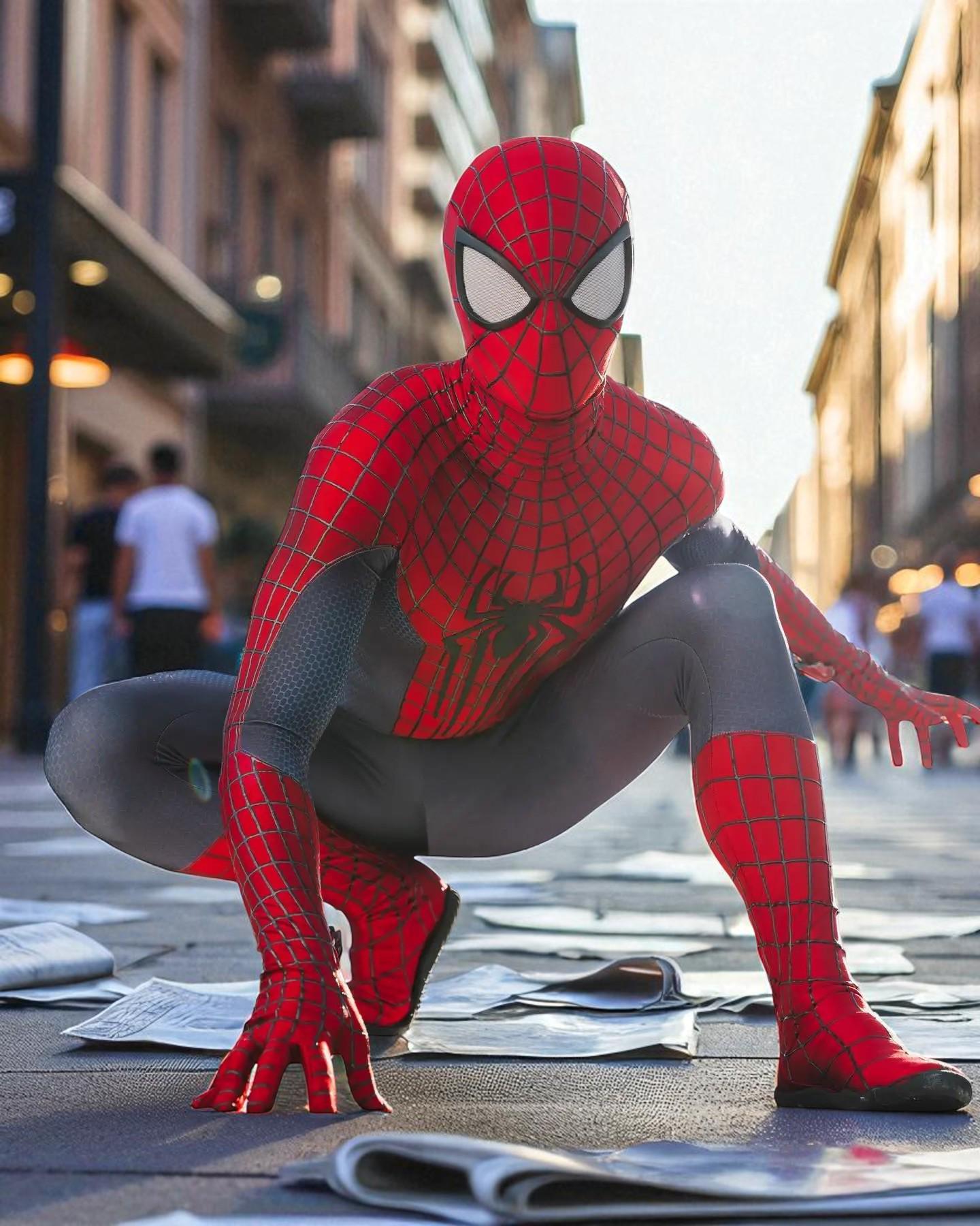 (大人)スパイダーマン2！コスチューム&ユニバ限定バックセット ハロウィン 仮装 大人)スパイダーマン2！コスチューム&ユニバ限定バックセット