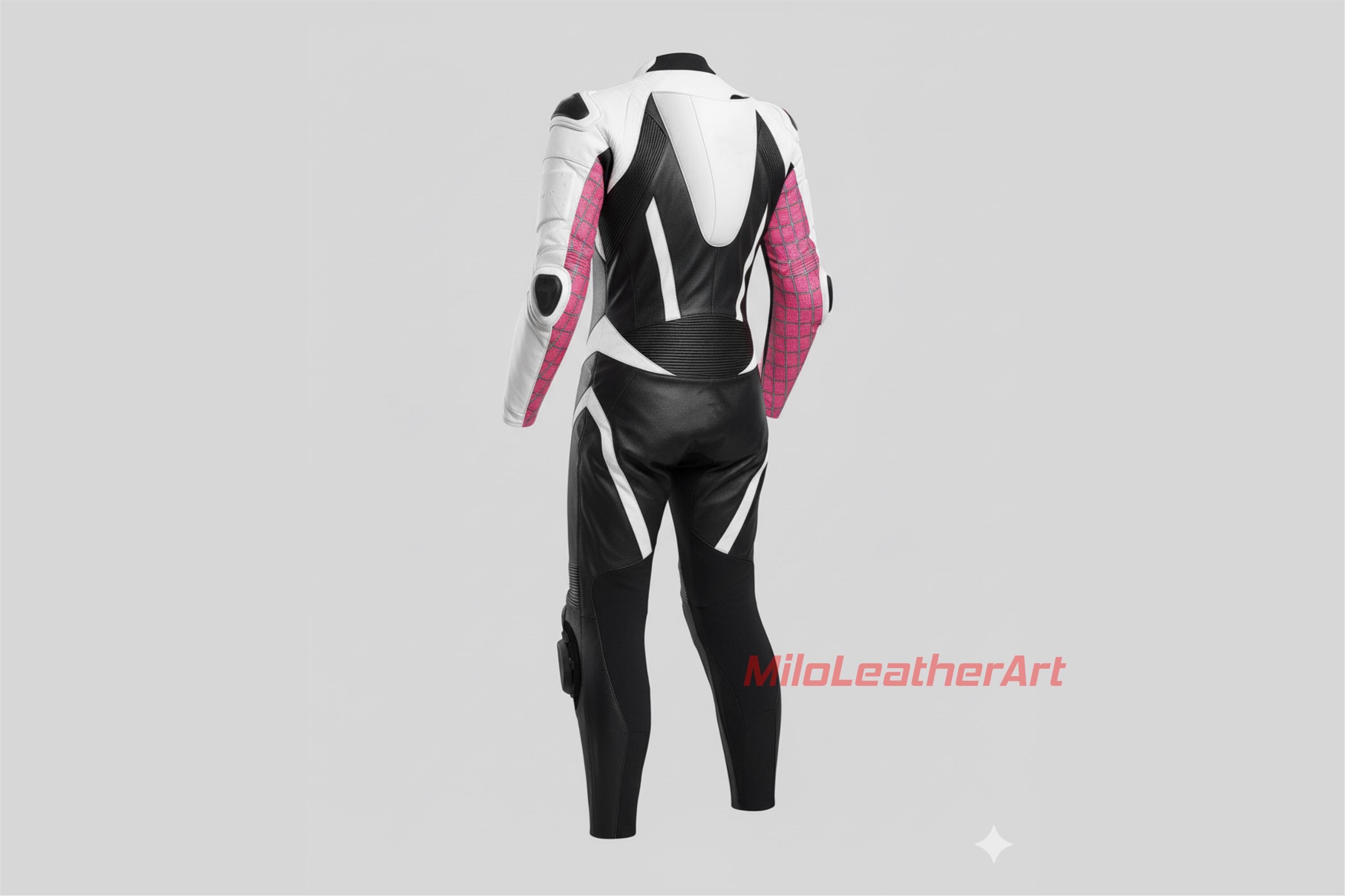 Gwen Stacy From Sider Man Comic Spider Girl Cosplay Motorcycle