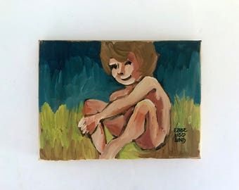 vintage Painting signed by the artist