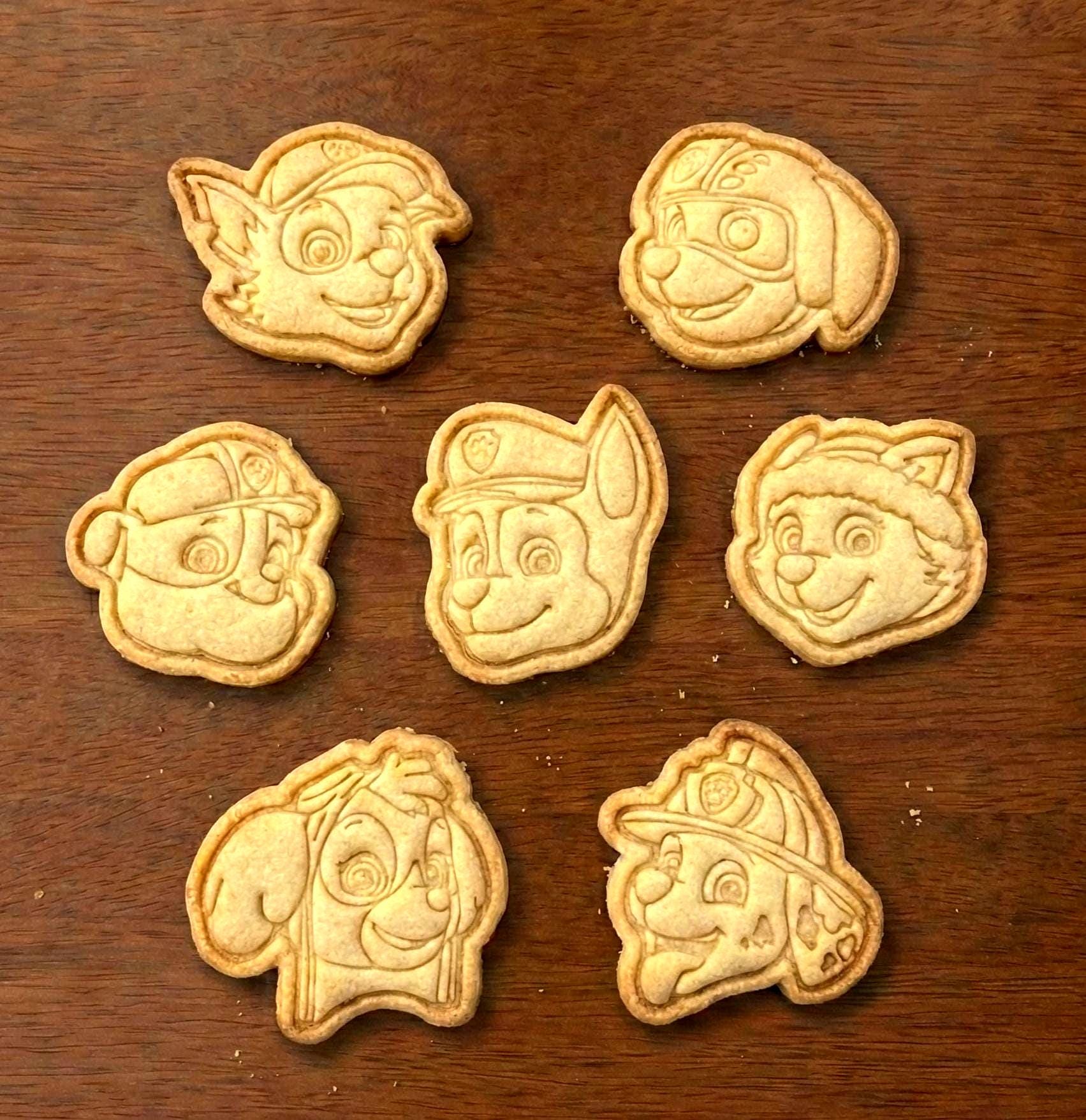 Paw Patrol 7-piece Cookie Cutter Set | Chase, Marshall & Friends ...