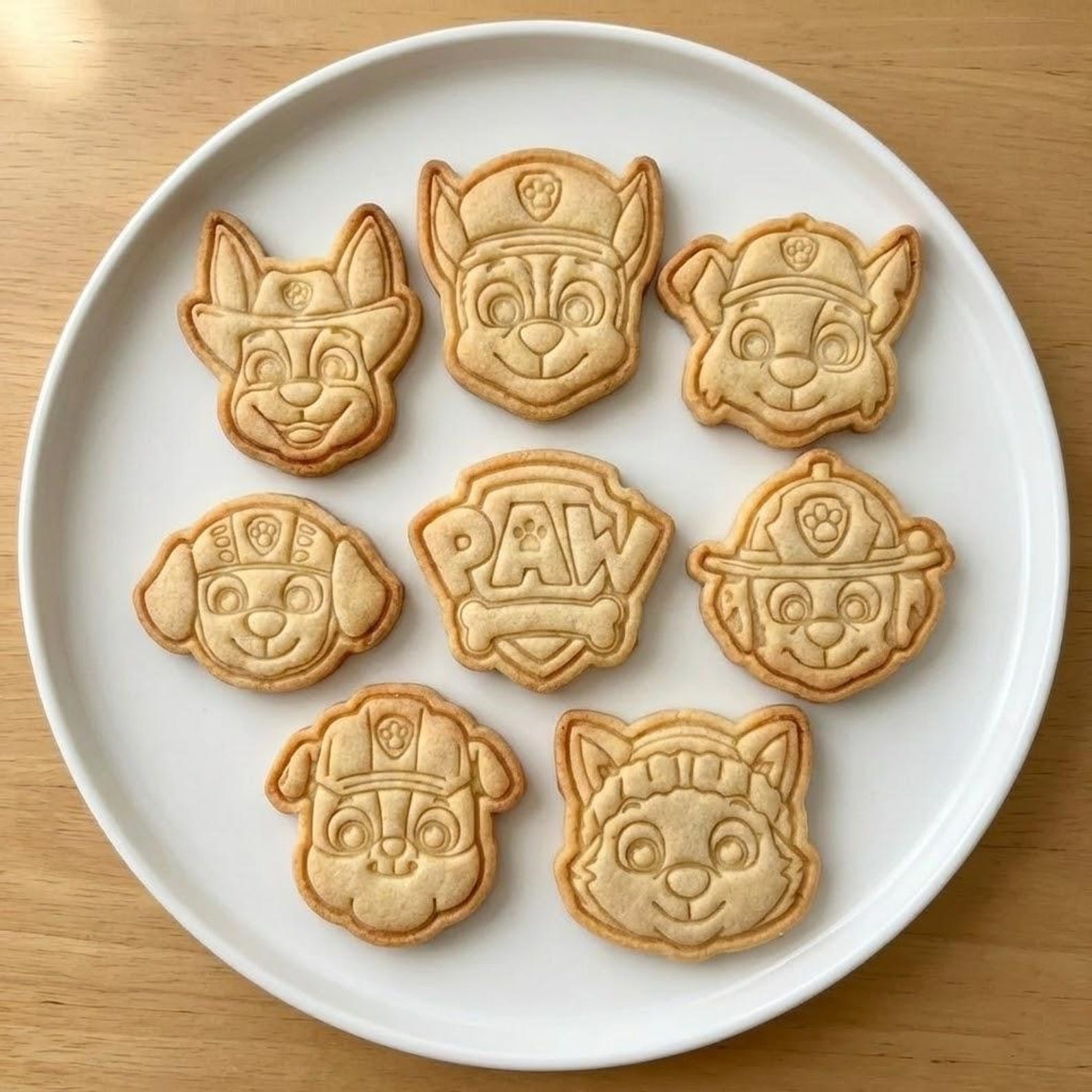 Paw Patrol 8-piece Cookie Cutter Set | Chase, Marshall & Friends ...