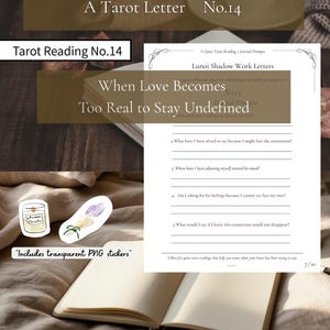 Does He Love Me Tarot Reading PDF with Journal Prompts for an Unclear Relationship