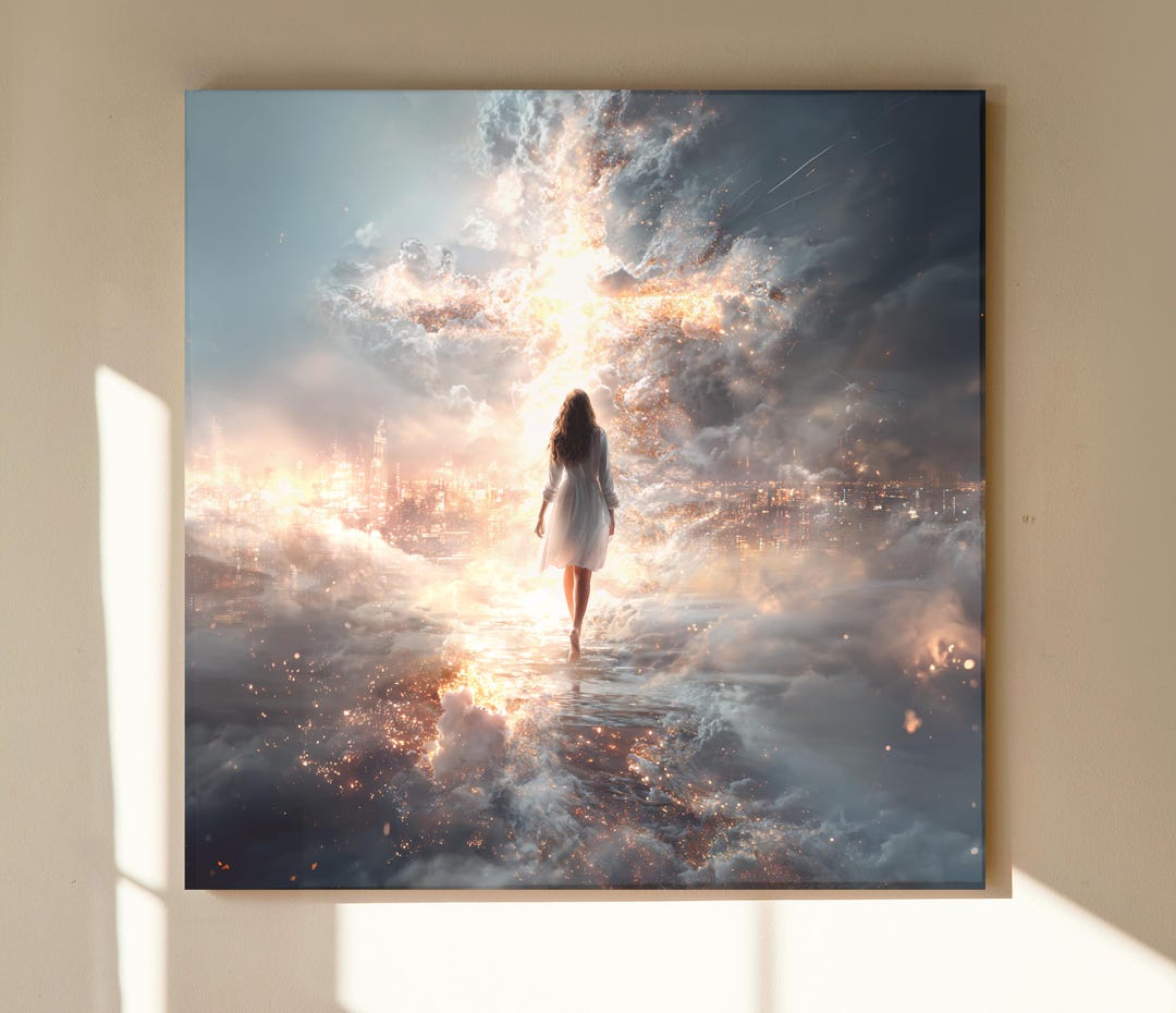 Walking Toward the Cross – Christian Wall Art for Women, Inspirational ...