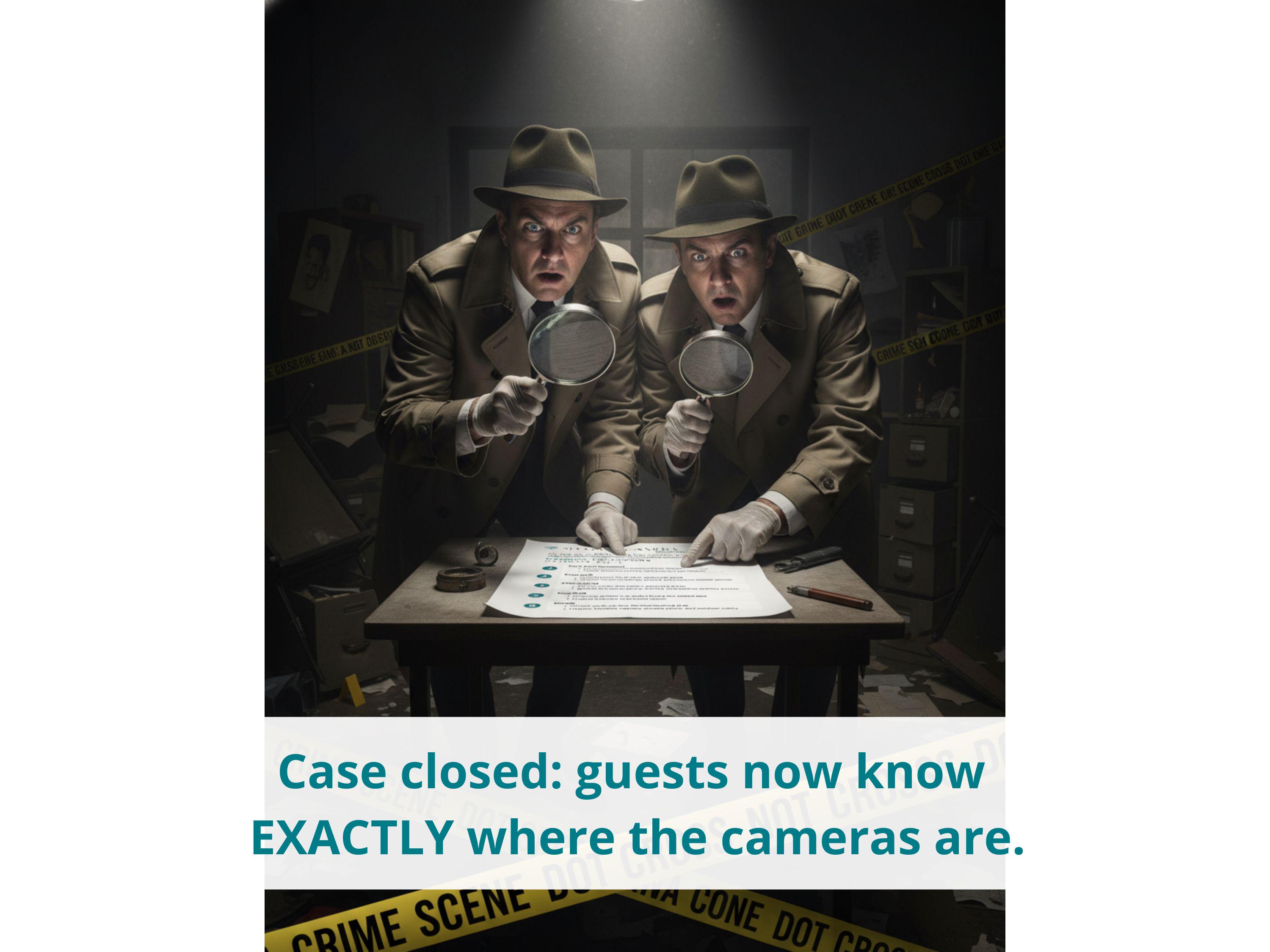 Security Camera Disclosure Template | Airbnb Compliance Form | Camera ...