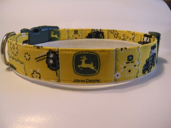 john deere dog collar