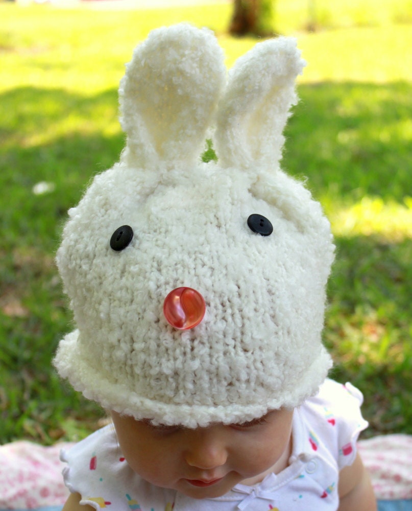 fluffy bunny hat