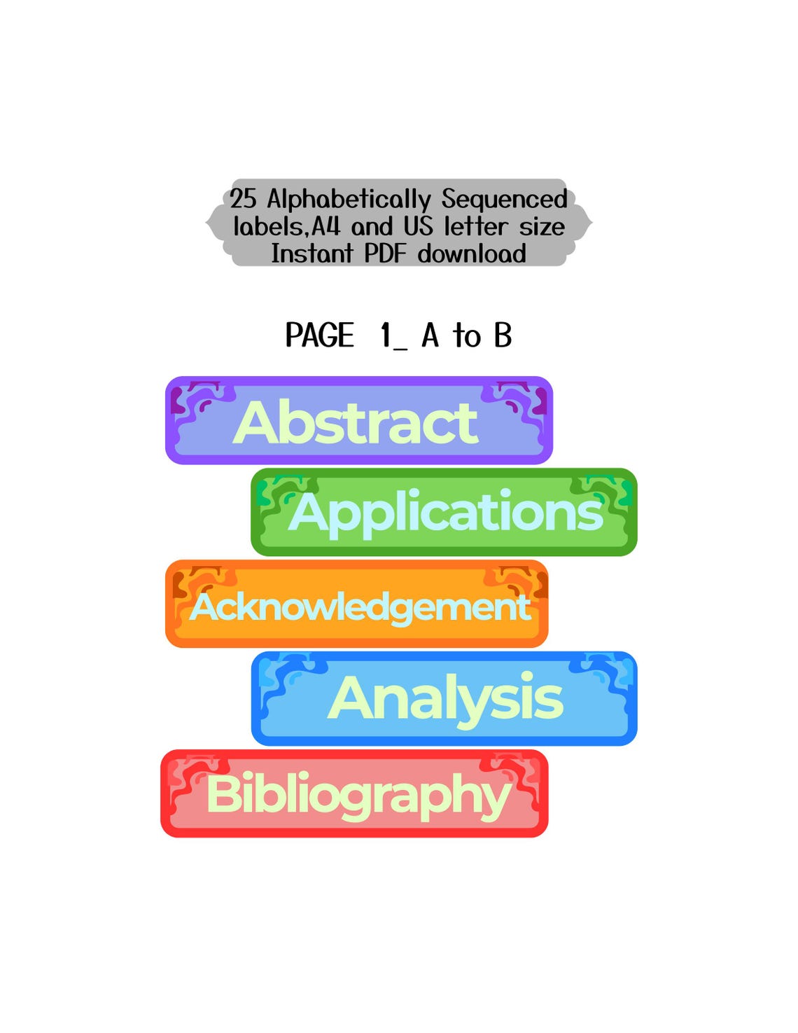 Science Fair Project Labels | Printable STEM Labels | Scientific Method ...