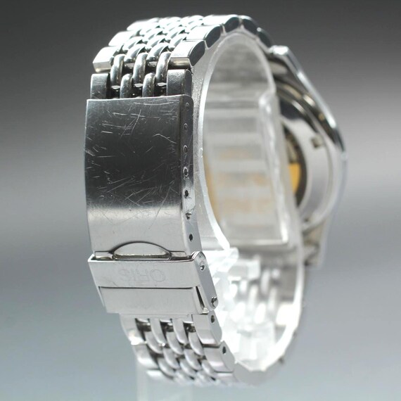 ORIS 7470 Pointer Date White Dial 34mm White Dial… - image 4