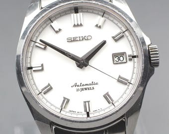 Reloj Seiko SARB023 mecánico 6R15-00H0 automático con esfera blanca para hombre [casi nuevo]